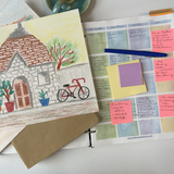 This is an image of a homeschool planning binder using the Holistic Planning Pack Templates for homeschoolers.