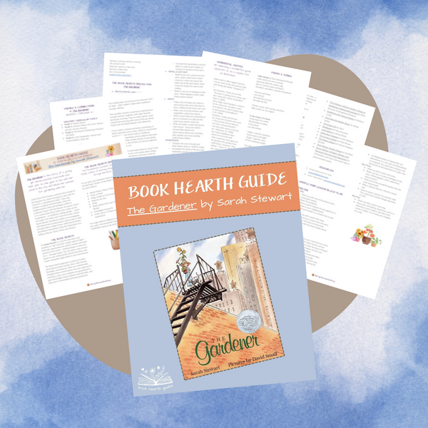 This is a mockup of The Gardener Book Hearth Guide for homeschoolers.